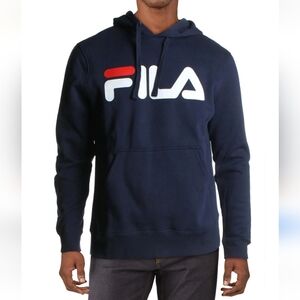 Fila Men's Fiori Navy Hoodie Size Small